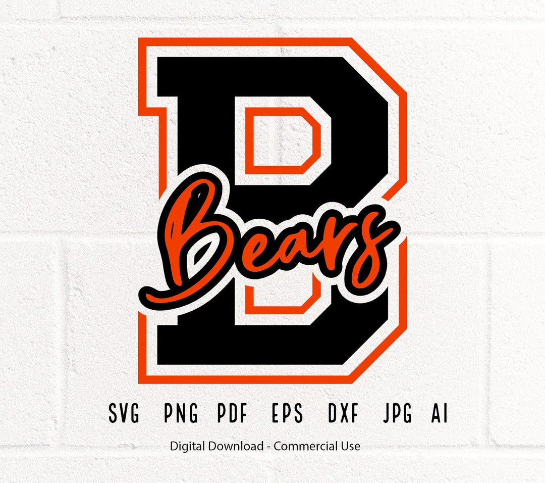 Bears SVG PNG, Bears Mascot Svg, Bears Cheer Svg, Bears Shirt Svg