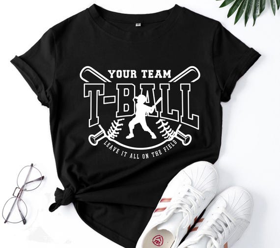 T-Ball Team SVG - Cheer Mom Shirt Design, Cricut Ready