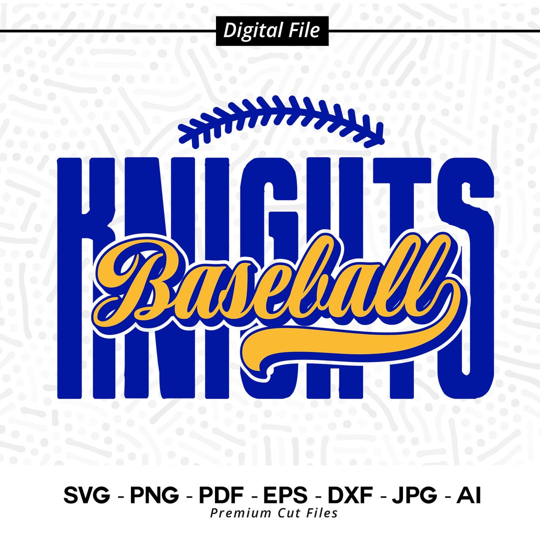 Knights Baseball SVG PNG, Baseball Svg, Knights Svg, Baseball Shirt Svg