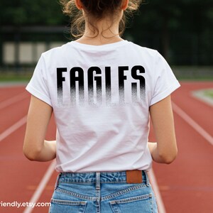 Eagles PNG file for creating team merchandise and fan wear