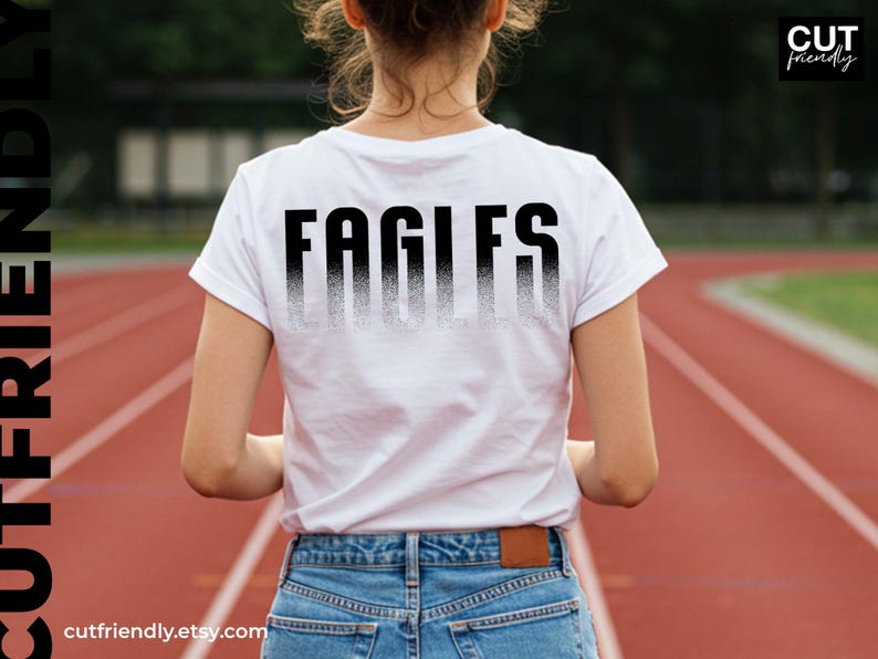 Eagles PNG file for creating team merchandise and fan wear