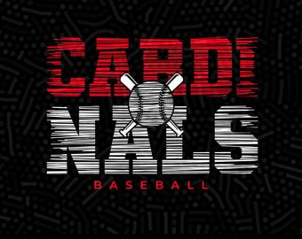 Cardinals Baseball SVG, PNG, DXF (Digital Download)