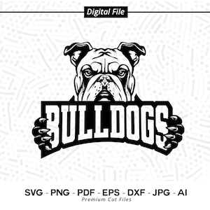 Bulldogs SVG PNG, Bulldogs Face svg, Bulldog, Bulldogs Mascot svg, Bulldogs Cheer svg, Bulldogs Vibes svg, School Spirit svg, Bulldogs Sport
