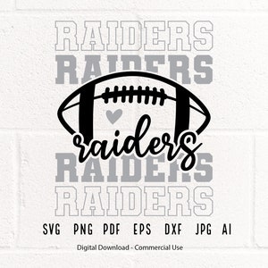 Raider Football svg, Raider, Raiders, Football svg, png, Sublimation, Football Clipart, SVG for Shirts, SVG for Cricut, Shirt, Football Mom