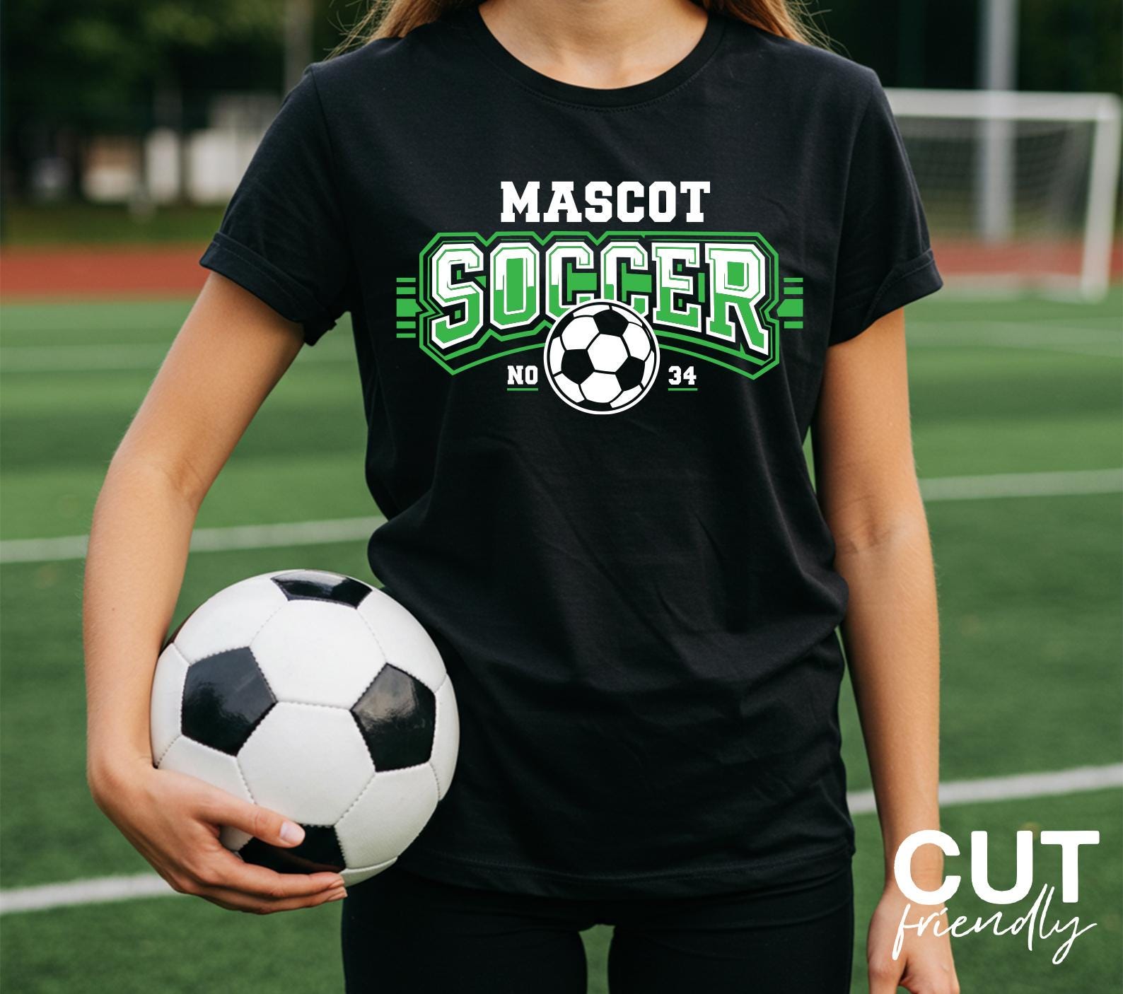 Soccer Team Template Svg Png Eps Editable Mascot Design Varsity Style ...