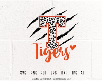 Tigers Claw SVG, Claw Scratch svg, Leopard Tigers svg, Tigers Paw svg,Tigers svg,Tigers School Team,Tigers Vibes,School Spirit, Cricut svg