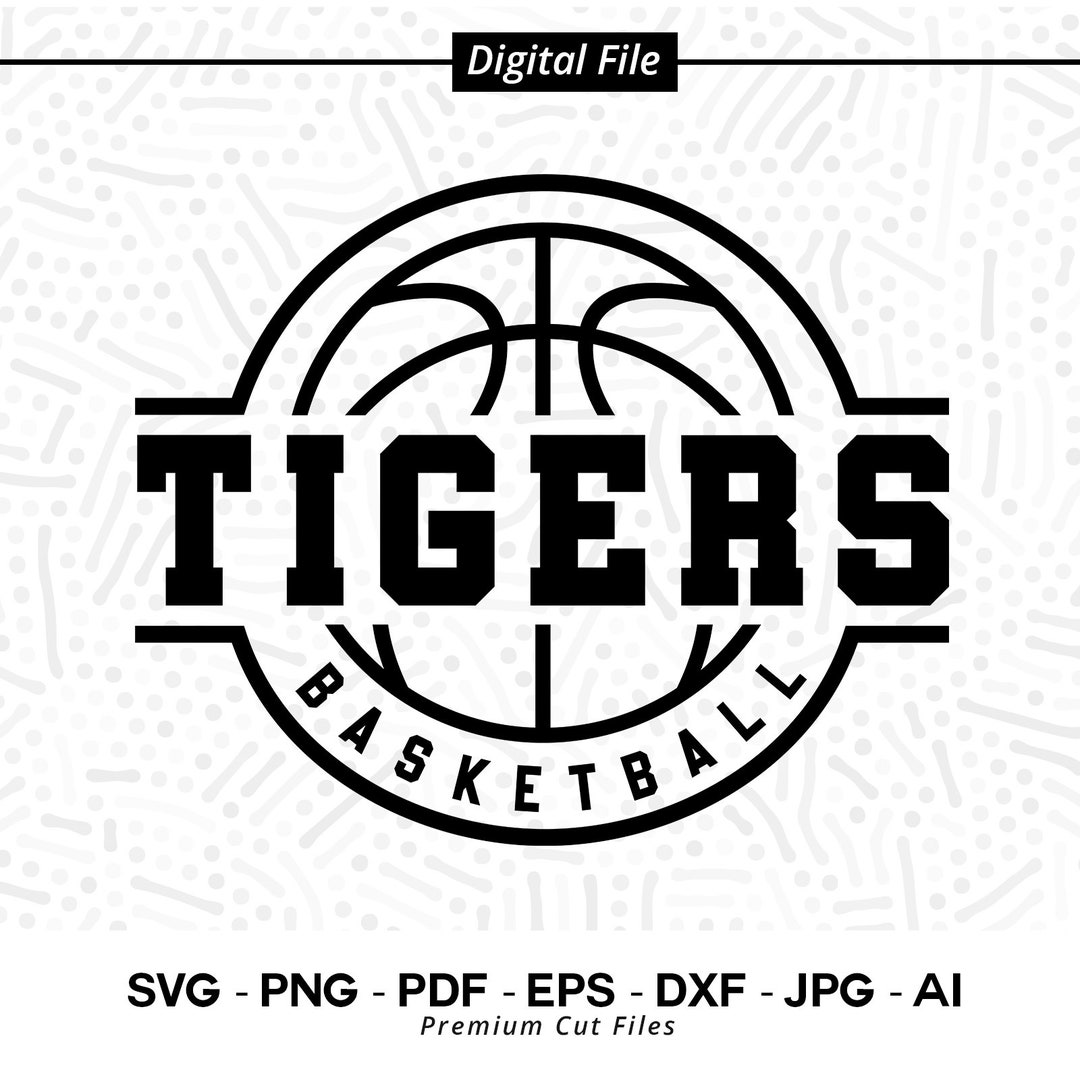 Basketball SVG PNG, Tigers, Basketball, Svg, Tiger Basketball, Tiger