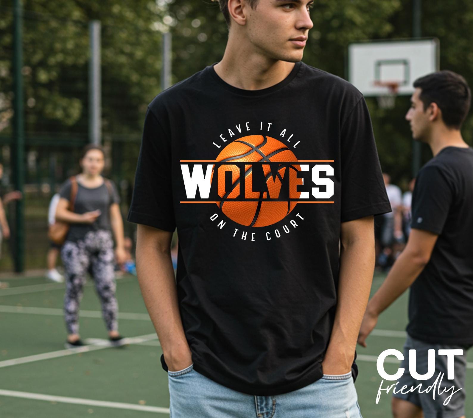 Wolves Basketball PNG Sublimation Design, Game Day Pride (digital ...