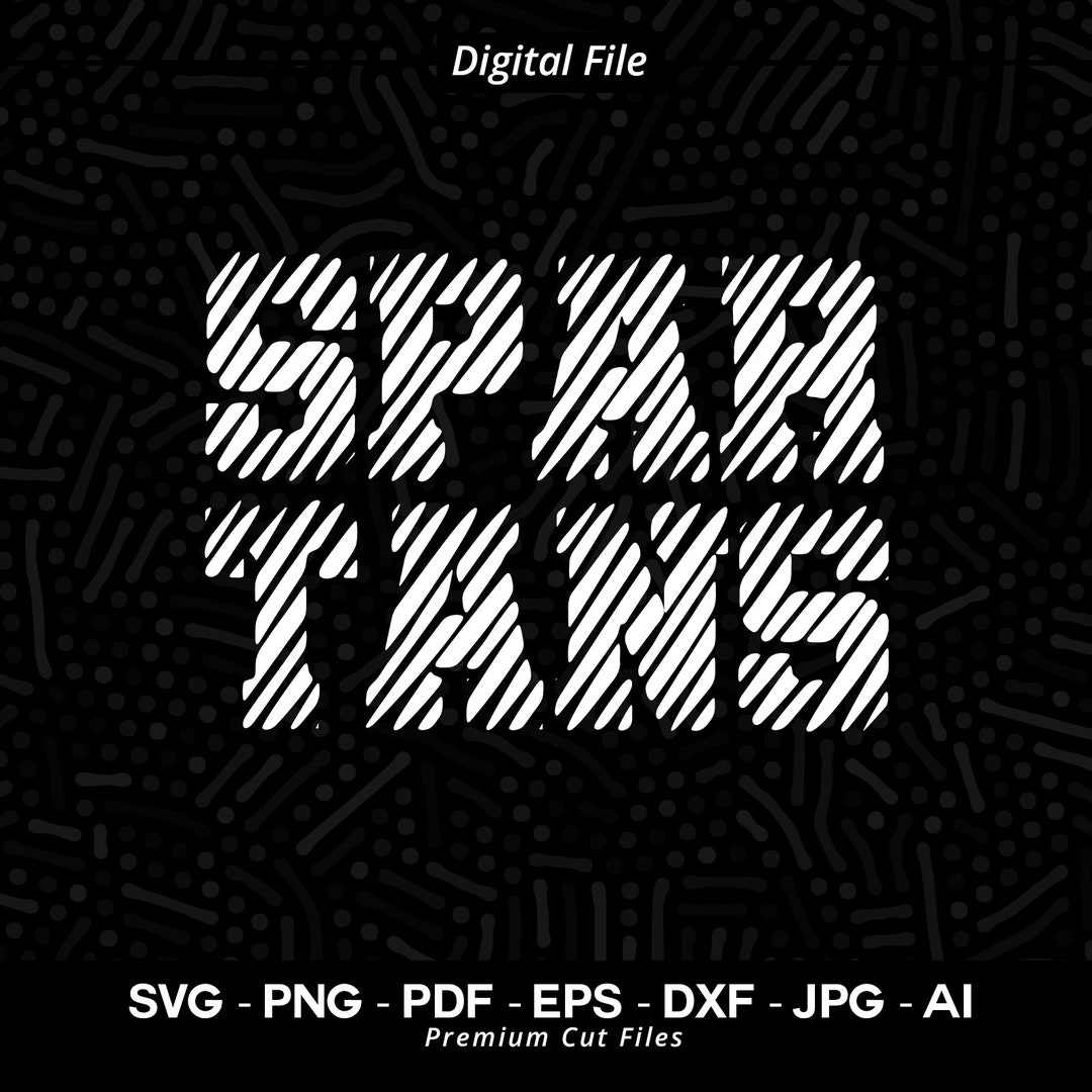 Spartans SVG PNG, Spartans Typography Svg, Spartans Sport Svg, Spartans ...
