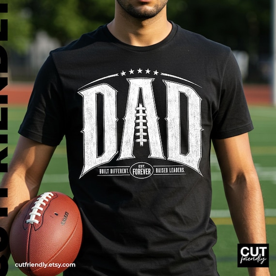 Football Dad PNG Sublimation Design, Vintage Sports Dad Shirt Graphic, Game Day Father Digital Download, Retro Football Dad PNG