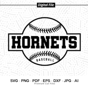 Baseball SVG PNG, Hornet, Baseball, svg, Hornet Baseball, Hornet, Hornet Softball svg, Cricut, Digital Download, Sublimation png, Cut files