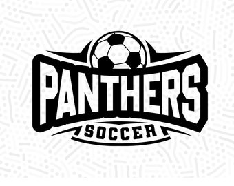 Panthers fotboll SVG, PNG, skolandatröja (digital nedladdning)