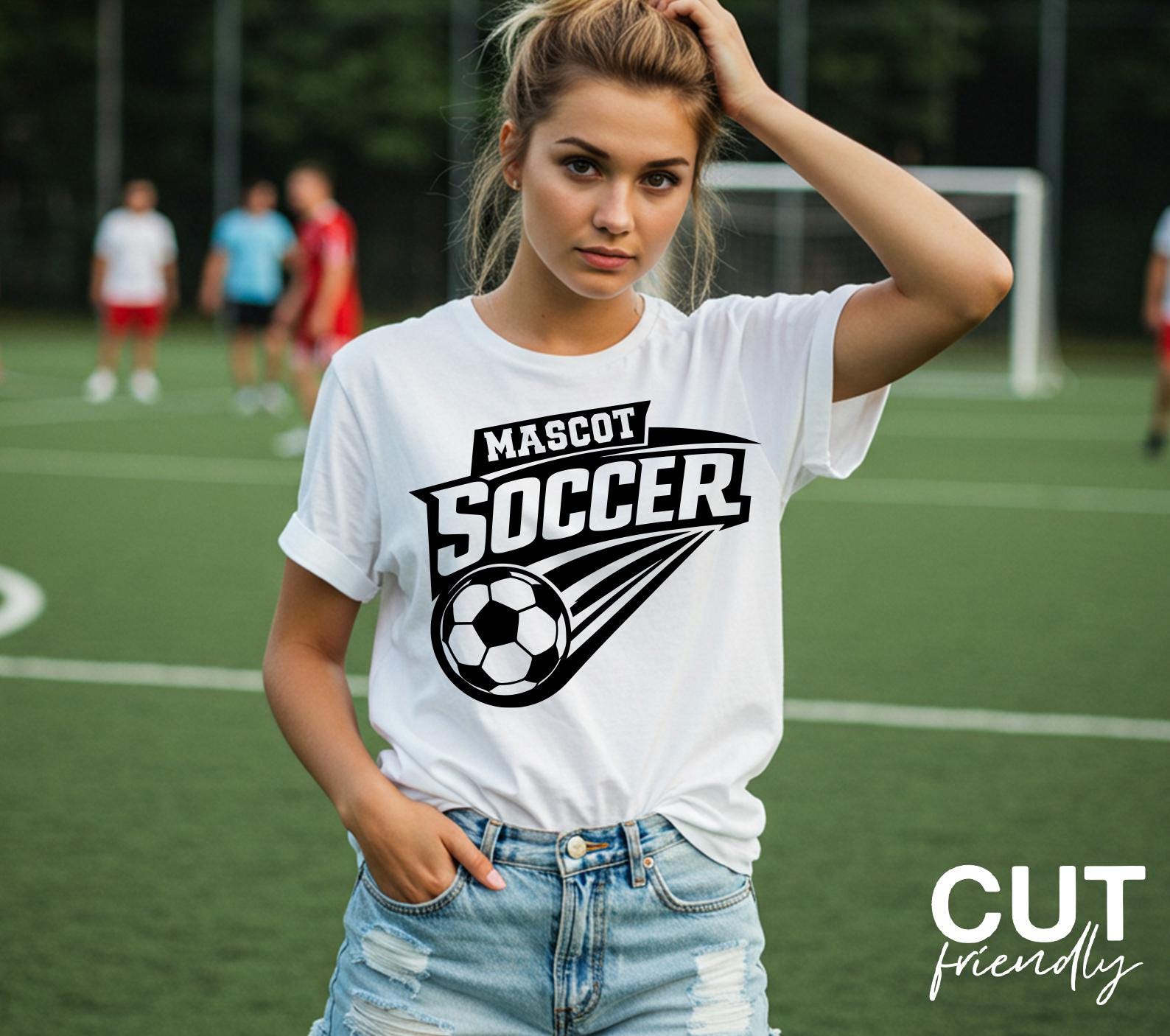 Editable Soccer Team Template SVG PNG, Custom Mascot Layout, School ...