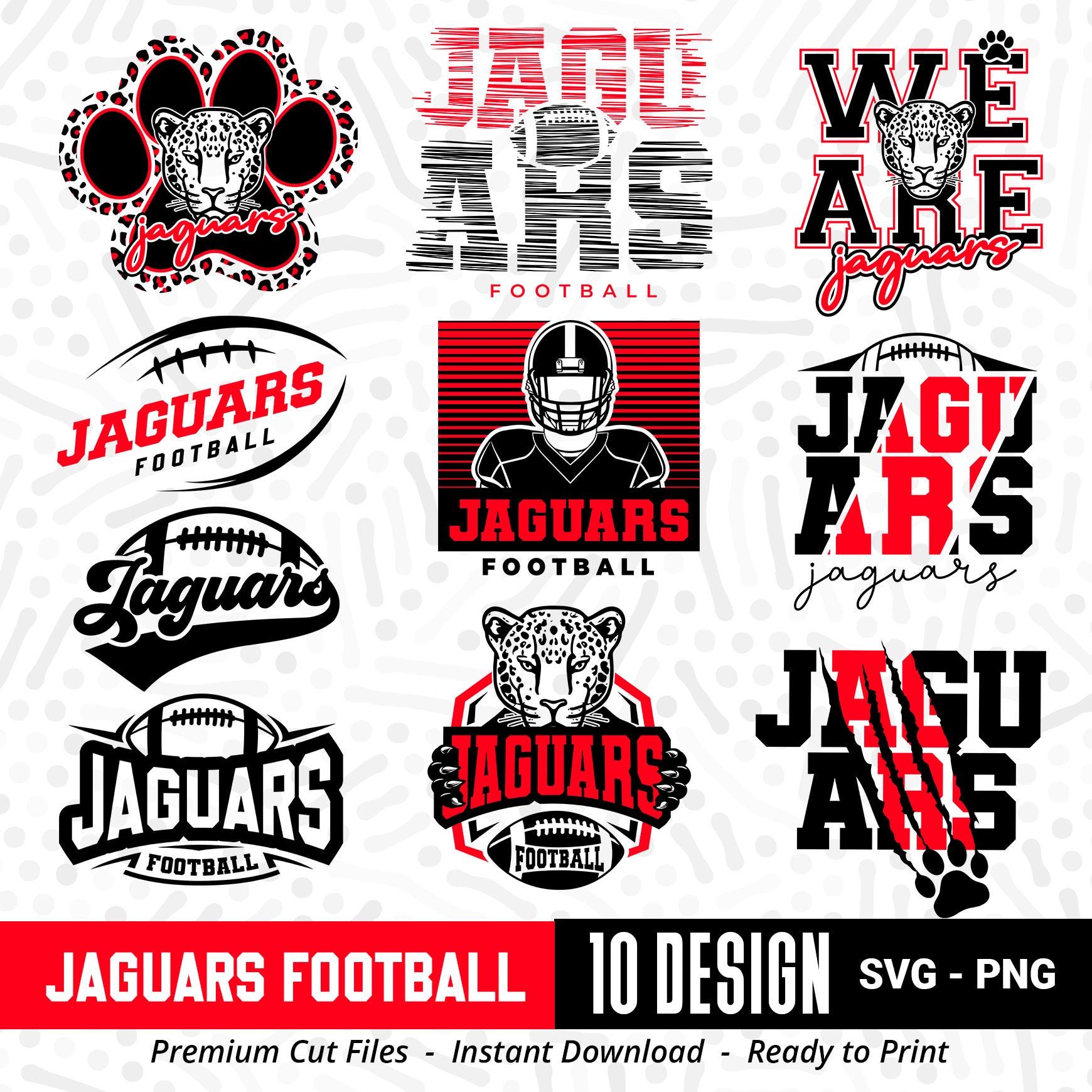Jaguars Football SVG PNG Bundle, Jaguars Svg Bundle, Jaguars Shirt Designs, Jaguars Png Bundle, Jaguars Mascot, Paw Svg