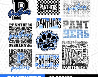 Panthers Svg Png, Panthers Bundle, SVG PNG Bundle Set, Panthers Shirt Svg, Panthers Paw, Panthers Typography, School Spirit, Panthers Mascot