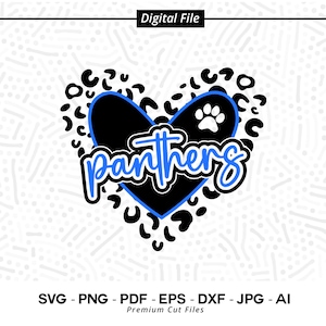Panther Svg Png, Panthers Svg Png, Paw Svg, Panthers, Paw, Svg, Cheer svg, Panthers Mom svg, digitale download, Cricut Cut-bestanden, silhouet