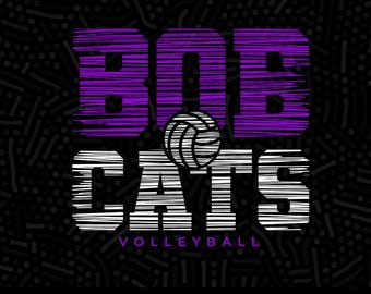 Bobcats Volleyball SVG, PNG, Bobcats Team Spirit (Digital Download)
