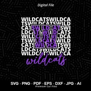 Wildcats SVG PNG, Wildcats Mascot svg, Wildcats Cheer svg, Wildcats Shirt svg, Wildcats Sport svg, School Spirit svg, Wildcats Typography