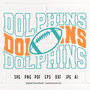 Dolphin Football svg, Dolphin, Dolphins, Football svg, png, Sublimation, Football Clipart, SVG for Shirts, SVG for Cricut,Football Mom,Shirt