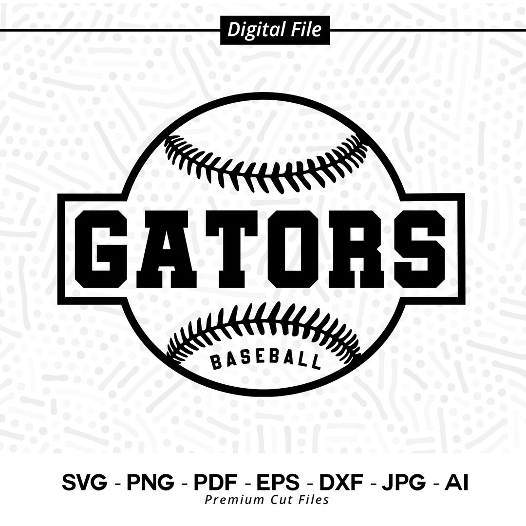 Baseball SVG PNG, Gators, Baseball, Svg, Gator Baseball, Gator, Gator Softball Svg, Cricut Svg