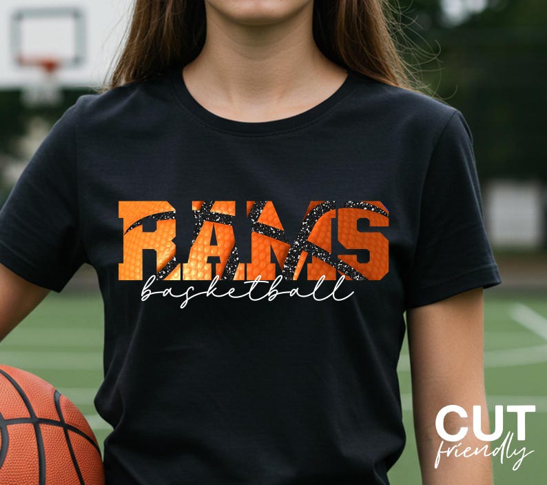 Rams Basketball PNG | Glitter Texture, School Spirit Design (digital ...
