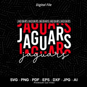Stacked Jaguars SVG PNG, Jaguars svg, Jaguar svg, Jaguars Typography, Jaguars Clipart, Jaguars Cheer Svg, Jaguars Vibes Svg, Jaguars Shirt