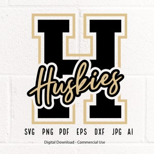 Huskies SVG PNG, Huskies Mascot svg, Huskies Cheer svg, Huskies Shirt svg,Huskies Sport svg,Huskies Mom svg,Huskies Love svg,Huskies png
