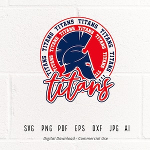 Titans SVG PNG, Titans Face svg, Titans Mascot svg, Titans Cheer, Titans Vibes, School Spirit svg, Titans Sport svg, Titans Pride svg