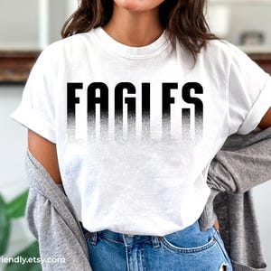 Game day Eagles shirt design PNG for digital download and printing