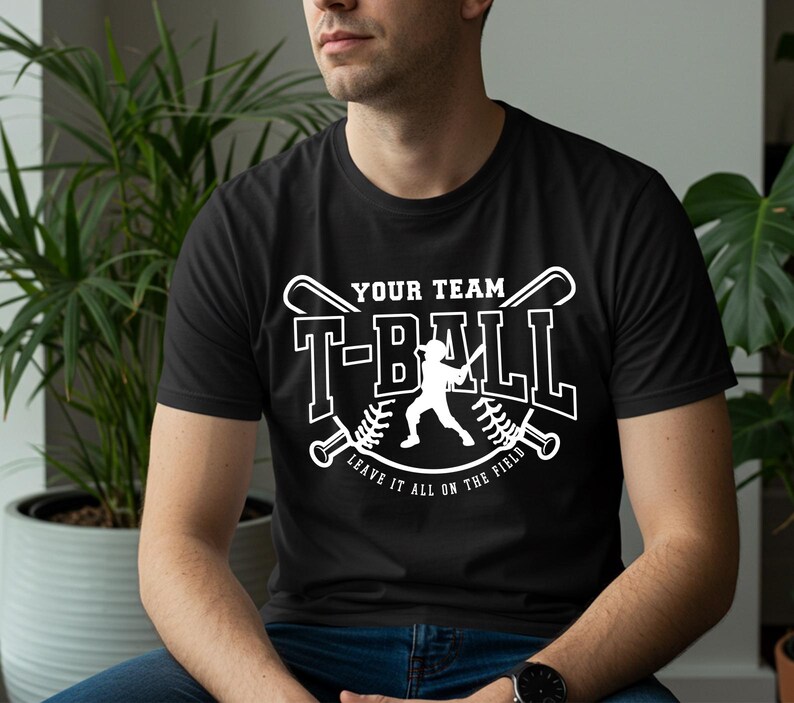 Cheer mom T-ball design with bold sports quote, ideal for Cricut and Silhouette DIY shirt projects.