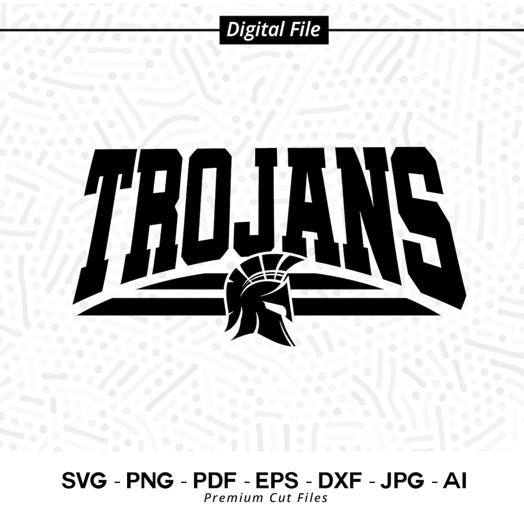 Trojan Svg Png, Trojans Svg, Trojan, Trojans, Mascot, School
