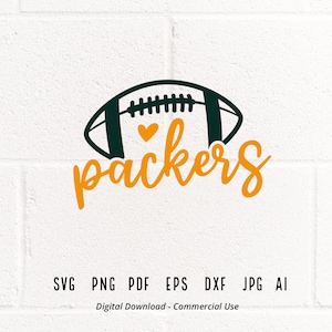 Packers SVG, Packers Mascot svg, Packers Heart svg, Packers School Team svg,Packers Cheer svg,Packers Vibes svg,School Spirit svg,Cricut svg