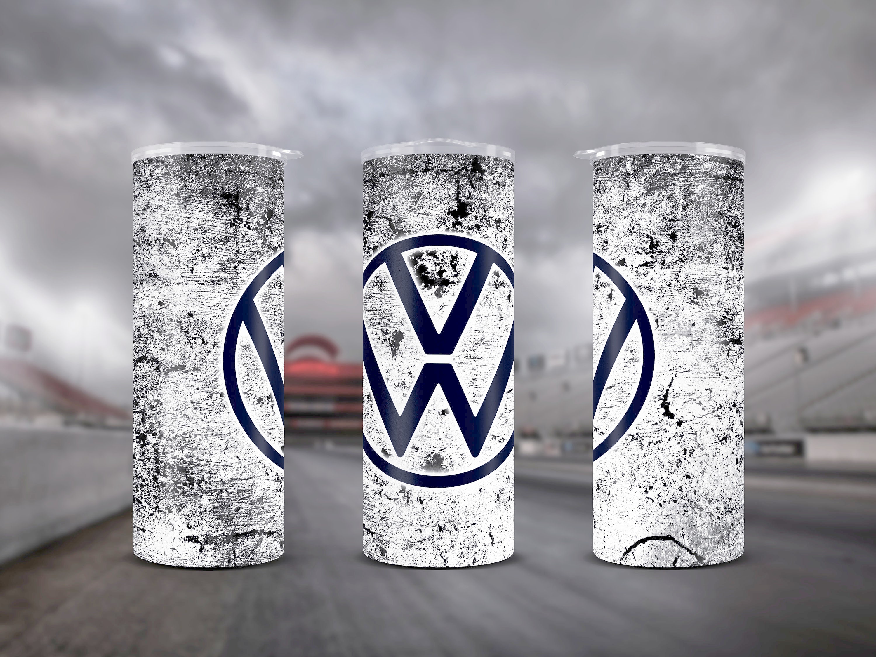 pochoir logo Volkswagen motorsport à peindre en plastique réutilisable