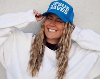 Christian Trucker Hat | Jesus Saves Faith Apparel