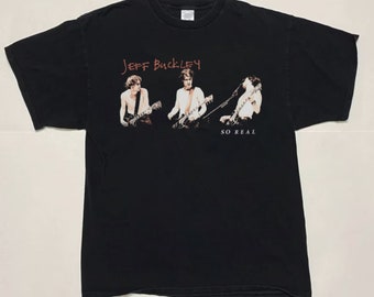 1994 Jeff Buckley So Real Unisex Black Shirt, 90s Jeff Buckley Concert, Jeff Buckley So Real Tour, Gift for Fan, Gift for Him 1535033039