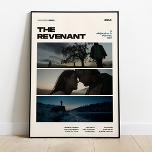 The revenant Movie Poster, Modern Movie Poster Print, The revenant Poster Wall Decor, DIGITAL FILES, Leonardo Dicaprio