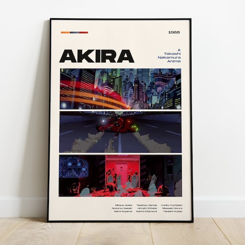 Affiche de film Akira, impression d’affiche de film moderne, décoration murale d’affiche Akira, FICHIERS NUMÉRIQUES, Katsuhiro Otomo