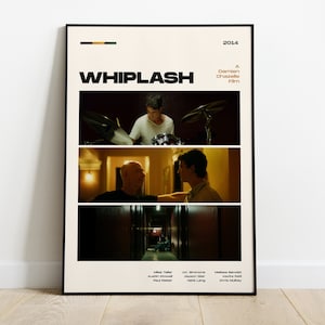 Poster del film Whiplash, stampa poster del film moderno, decorazione da parete poster Whiplash, FILE DIGITALI, Damien Chazelle