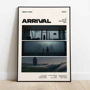 Arrival Movie Poster, Modern Movie Poster Print, Arrival Poster Wall Decor, DIGITAL FILES, Forest Whitaker, Denis Villeneuve