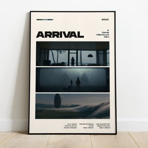 Ankunft Filmplakat, Modern Movie Poster Print, Ankunft Poster Wanddekoration, DIGITALE DATEIEN, Forest Withaker, Denis Villeneuve