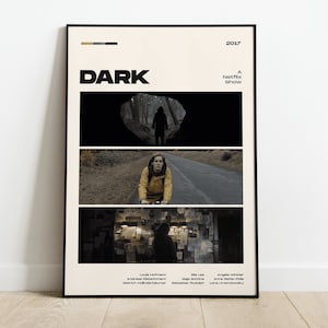 Póster de programa de televisión Dark, impresión de póster de película moderna, decoración de pared con póster Dark, ARCHIVOS DIGITALES