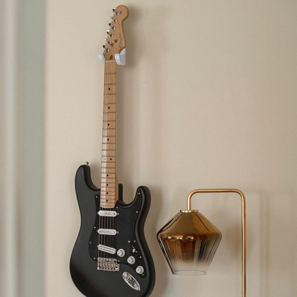 Minimalist Guitar Wall Hanger - Space-Saving Solution for Music Lovers