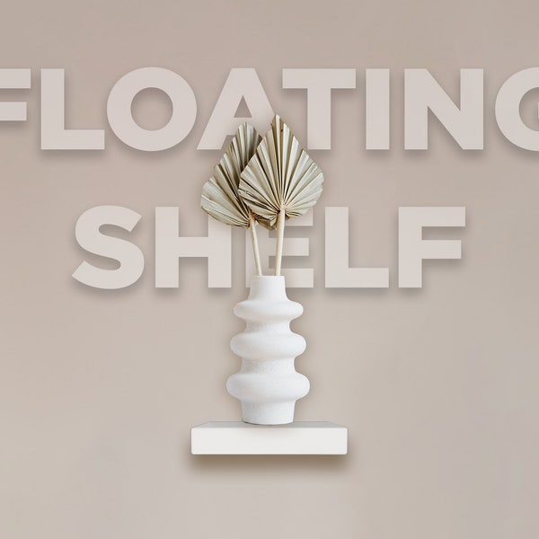 Small Minimalist Floating Shelf