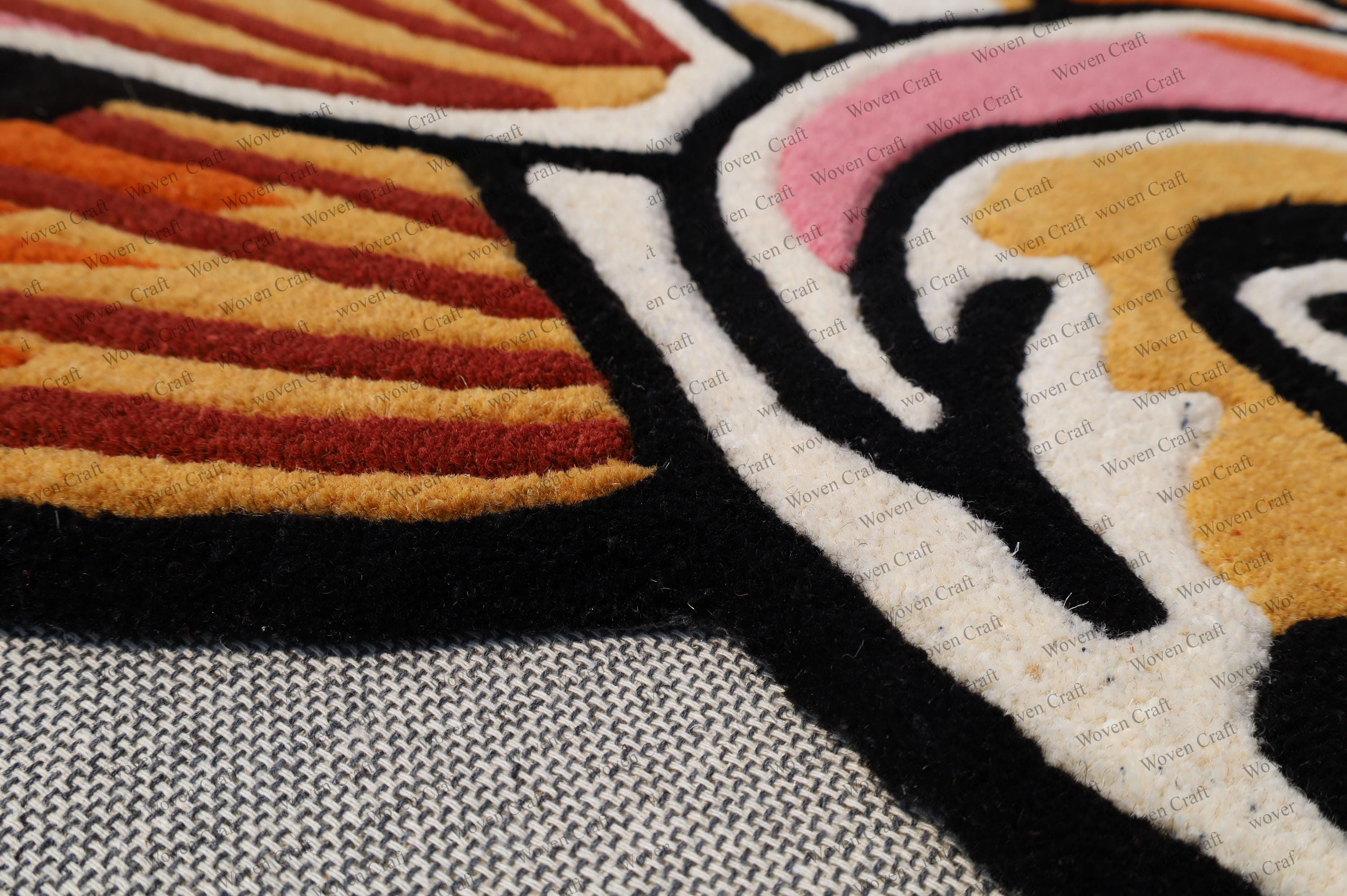 Whimsy Fish Rugs Hand-tufted Wool Fish Rug: Whimsical Animal Carpet for Playroom - Etsy
