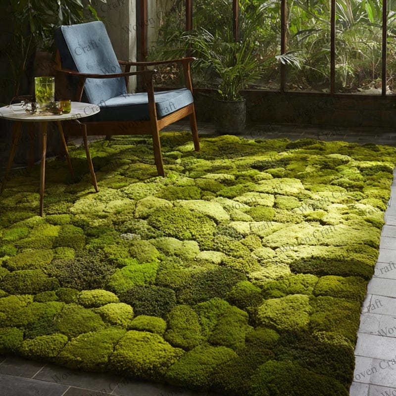 Moss Rug - Etsy