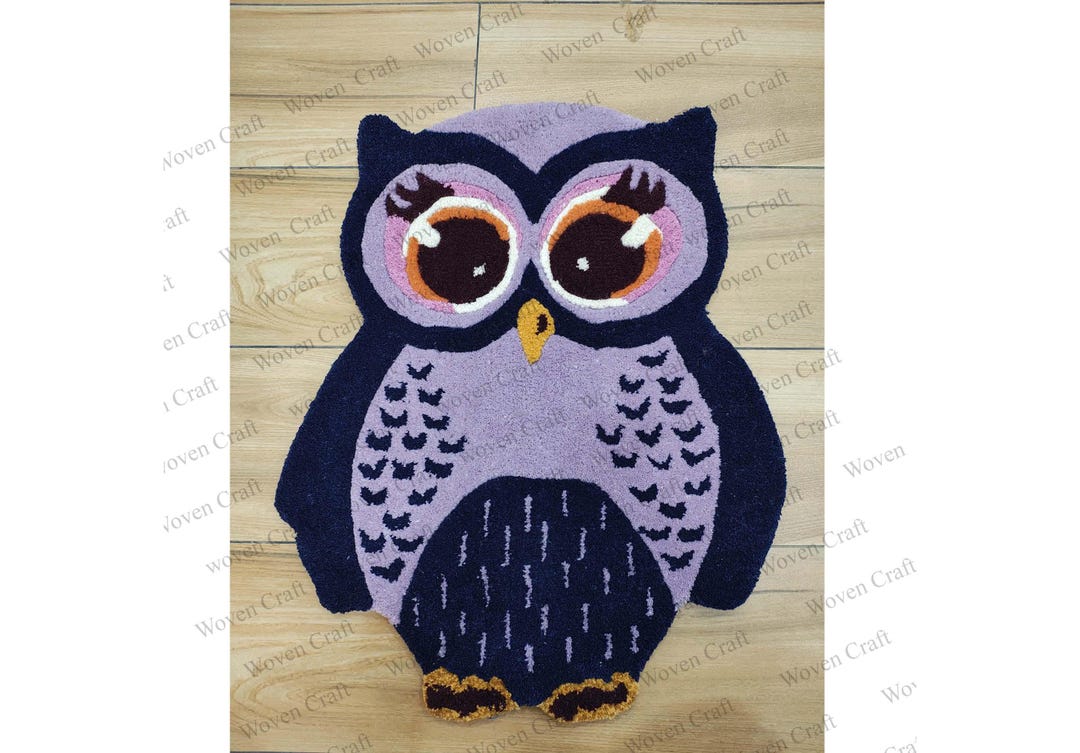 Owl Animal UG, Best Tufted Dotted Rug for Your Living Room, Handmade ...