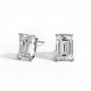 Moissanite Ohrstecker • 14K Gold • Moissanite • Sterling Silber Ohrstecker • Moissanite Ohrring • Braut