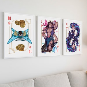 Plakaty z kartami do gry League Of Legends,Plakat League of Legends,League of Legends, Plakat LoL, Sztuka League of Legends, Prezenty League