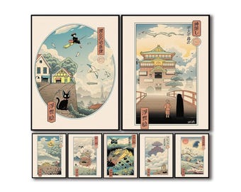 Studio Ghibli Poster Set : Exclusive 7 Modals