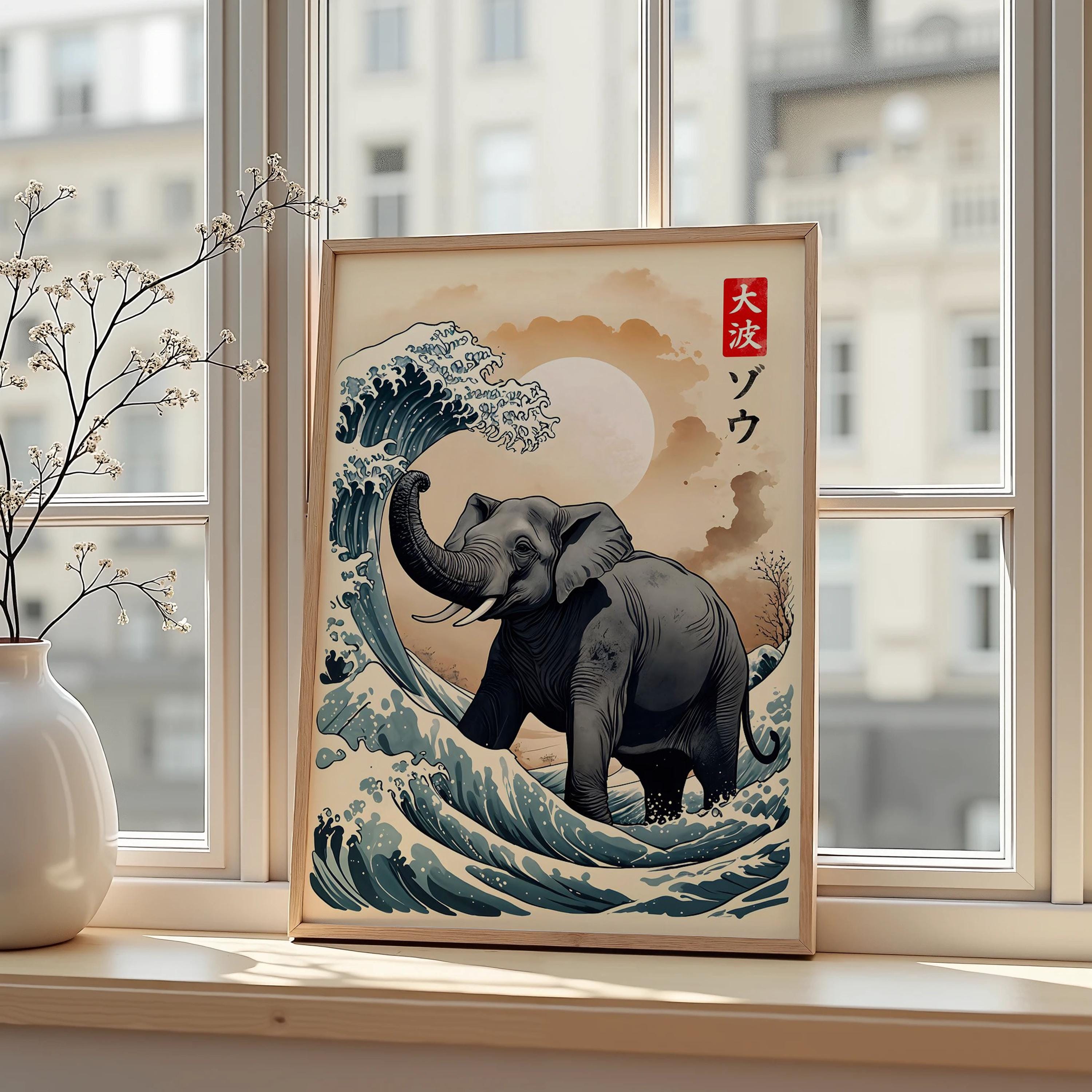 Pink Japan Elephant - Etsy